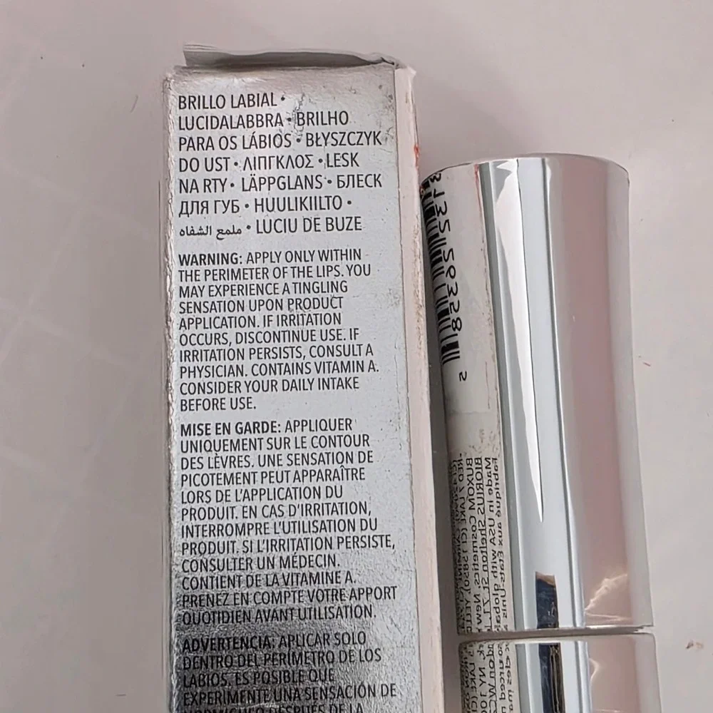New Buxom Full-On Plumping Lip Polish Gloss Dominique Shimmer 0.15 fl oz NIB